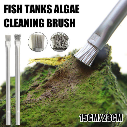 Algae Cleaning Brush for Stone Wood Aquarium Water Grass Landscaping