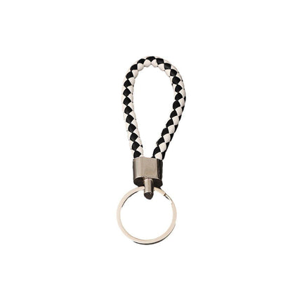 Handmade Leather Rope Keychain Car keychain Bag Pendant Accessories - Aimall