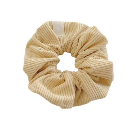 Corduroy Big Hair Scrunchies Ponytail Holder Hair Ties Rope Hair Accesorries - Aimall