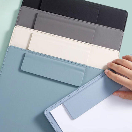 2pcs Leather Clipboard Conference File Holder Hotel Menu Pad Durable Board Clip