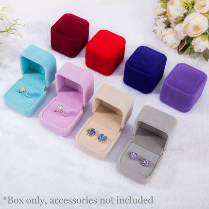 10X Flannel Ring Jewelry Earring Ring Jewelry Boxes Exquisite Gift Organizer