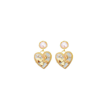 Luxury Butterfly Stud Earrings Elegant Fashion Jewelry Statement Earwear