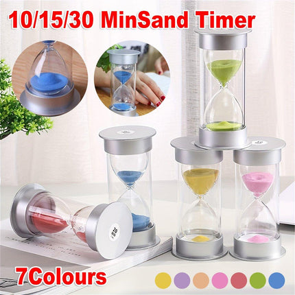 10/15/30 Minute Hourglass Timer Sand Timer for Home Office and Classroom Use