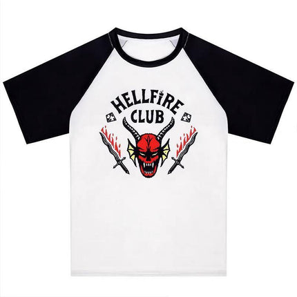 Stranger Things Hellfire Club Short Shirt Sleeve Baseball Unisex T-Shirt S~XXL AU - Aimall