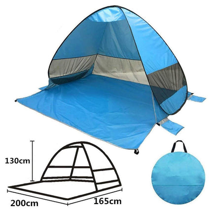 Automatic Pop Up Beach Tent UV Protection Portable Sunshade Shelter Outdoor