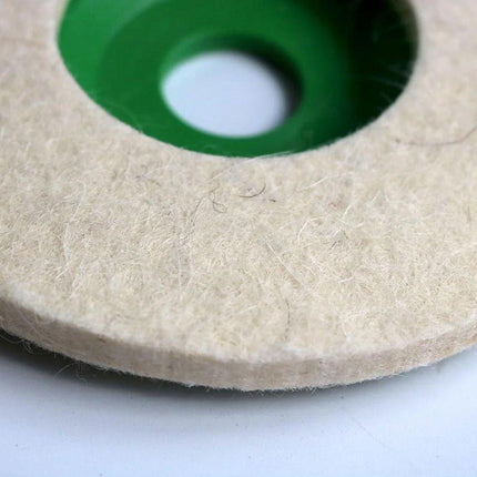 4 Inch Wool Felt Polishing Wheel for Angle Grinder Fine Wool Mirror Polishing
