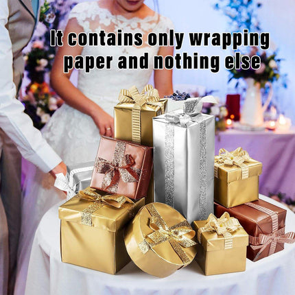 100pcs Holiday Gift Wrapping Paper Roll Christmas Wrapping Paper for Presents