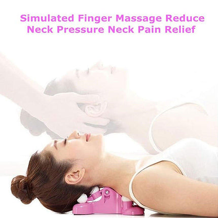 Handheld Cervical Neck Massager for Pain Relief Relaxation Muscle Care Therapy