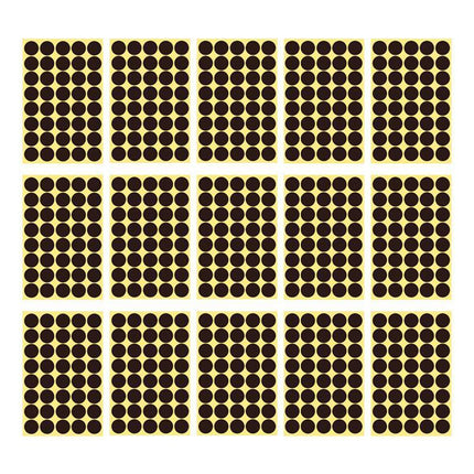 8/13/25/50mm Colour Sticker Dots Adhesive Round Labels Circular Scrapbooking Coffee - Aimall