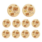 10PCS Cookie Tin Box Metal Biscuit Gift Box Candy Packaging Dragon Year Baking