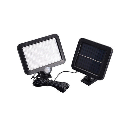 Solar Powered 56 LED Motion Sensor Wall Light 100 COB Indoor Outdoor Garden Lamp