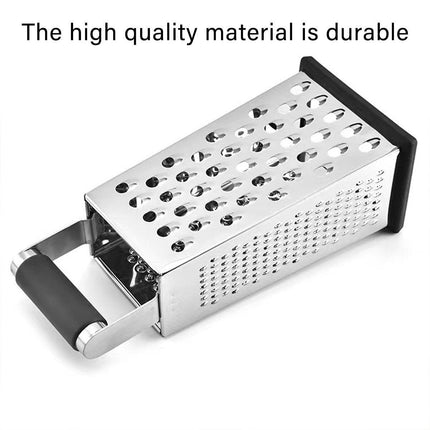 Stainless Steel 4 Sided Kitchen Shredder Multi Purpose Grater Peeler Tool