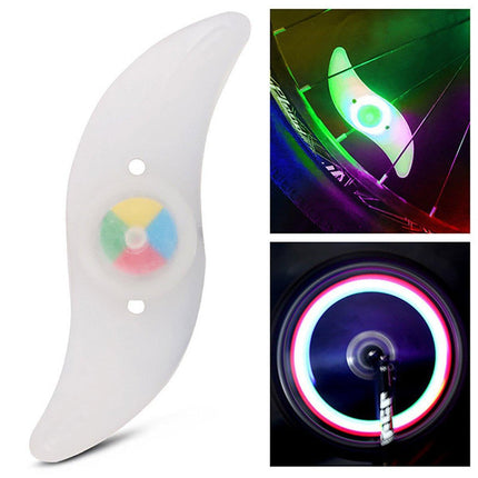 3PCS Mountain Bike Spoke Light Colourful LED Wheel Light Silicone Cycling Gear