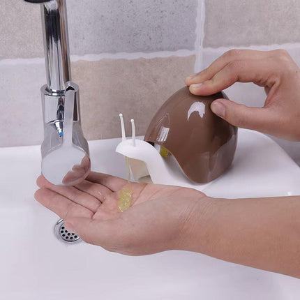 Snail Lotion Dispenser Bottle Wash Container Bathroom Soap Pressed Dispenser