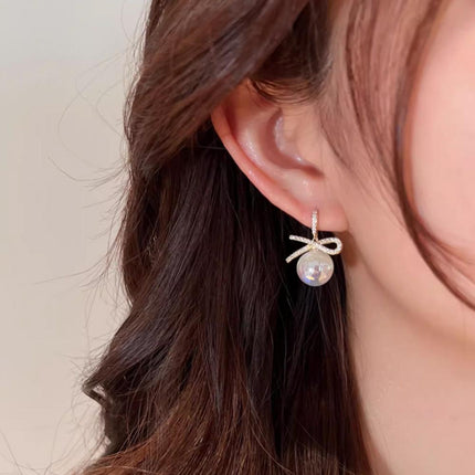 Elegant Simple Pearl Earrings Various Styles For Women Ladies Jewelry Gift - Aimall