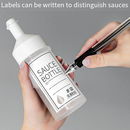4pcs 350ml Kitchen Squeeze Jam Jars Controlled Dispensing Measuring Jar Multi