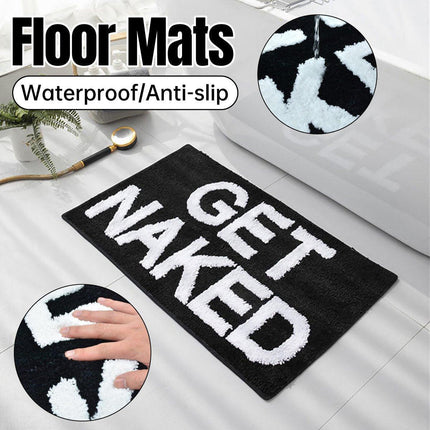 Non Slip Absorbent Bathroom Floor Mat Soft Washable Door Rug Home Decor
