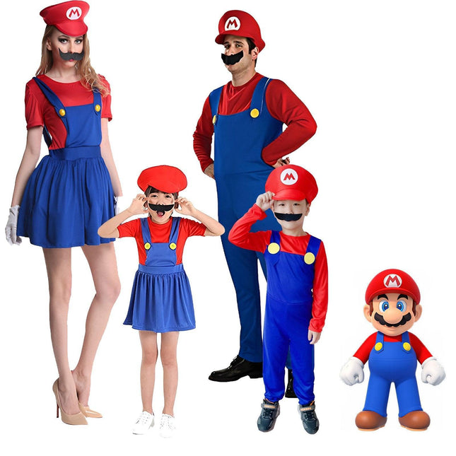 Super Mary Clothes Children's Adult Costumes - Aimall