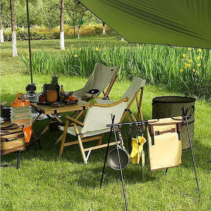 Folding Garden Leaf Bin Portable Outdoor Storage Bucket Camping Trash Can