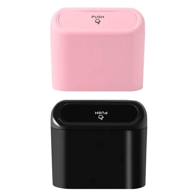 Car Wastebasket Door Mounted Multifunctional Storage Box Trash Bin Organizer