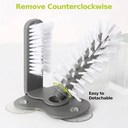 Sink Water Bottle Cleaning Brush Glass Cup Brush Suction Cup Brush Kitchen Tool