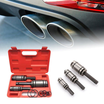 Tail Pipe Expander Set Exhaust Muffler Spreader Dent Remover Tool Kit 3PCS