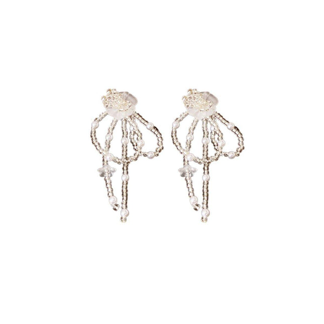 Vintage Long Drop Earrings Fresh Sweet Look Elegant Fashion Jewelry for Women