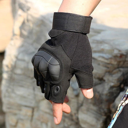 Men Half Finger Gloves Cycling Sport Anti-Slip Durable Gym Training Gloves