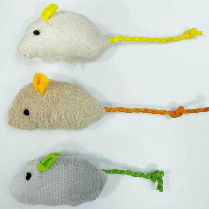 Interactive Plush Catnip Mouse Toy Durable Scratch-Resistant Fun Kitten Play Toy