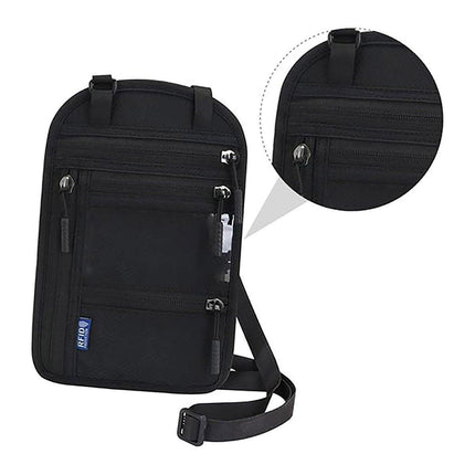 Multi-Functional Travel Passport Document Bag Protective Case Cover Holder
