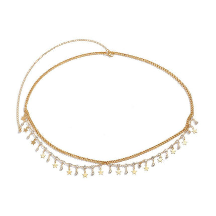 Bikini Body Chain Waist Jewelry Women Multi Layer Beach Fashion Waist Chain