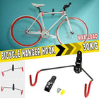Bike Bicycle Hanger Hook Wall Mounted Garage Storage Rack Mount Steel - Aimall