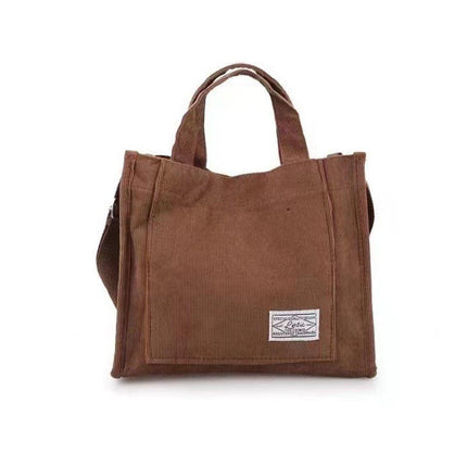 6 Colours Women Corduroy Small Square Shoulder Bag Fashion Crossbody Tote