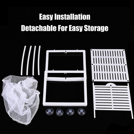 Guppy Fry Breeding Box Fish Tank Isolation Box Juvenile Fish Incubator Net