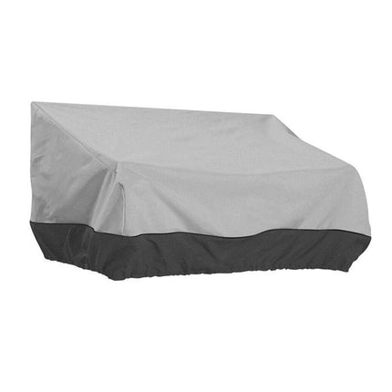 Outdoor Waterproof Patio Chair Cover Lounge Deep Seat Cover Furniture Sofa Cover Grey Black - Aimall