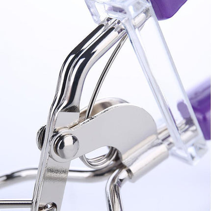 Mini Eyelash Curler with Silicone Refill Pads Make Up Tool for Women Girl Beauty - Aimall