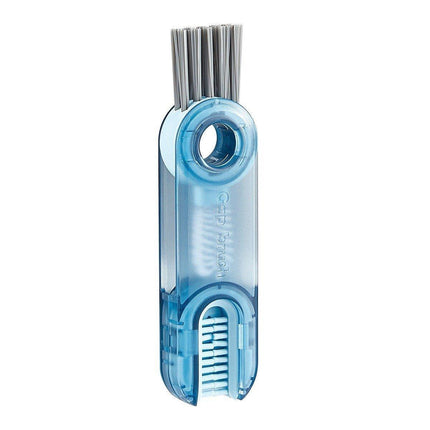 1/2pcs 3-in-1 U Shaped Bottle Thermos Cup Cleaning Brush with Rotating Heads