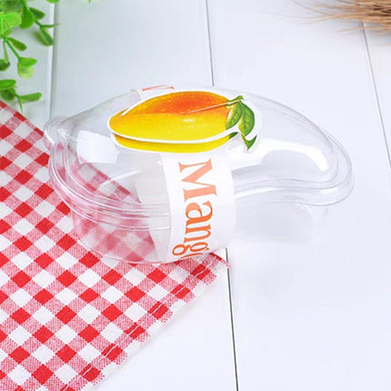 100PCS Clear Cake Boxes for Mousse Fruit Mango Layered Desserts Ice Cream Pastry