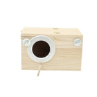 Wooden Nest Bird Breeding Box Parakeet Parrot Cockatiel Cage Nesting House S M L - Aimall