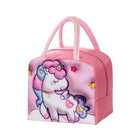 Cute 3D Cartoon Insulated Lunch Bag Oxford Fabric Bento Tote for School Use