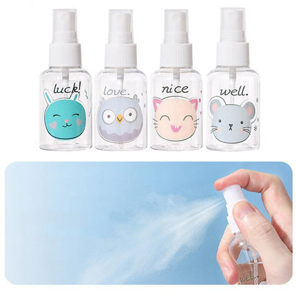 50ML Clear Travel Transparent Plastic Perfume Atomizer Empty Spray Bottle Gifts - Aimall