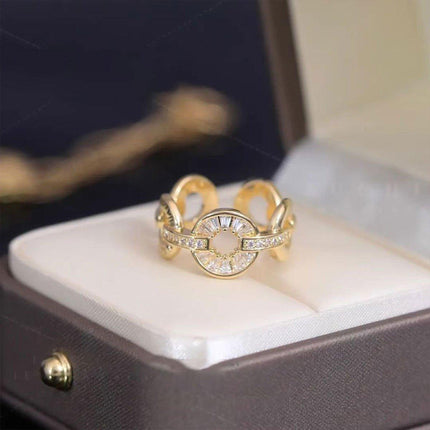 Adjustable Circle Ring Opening Fashion Jewellery Women Trendy Accessories