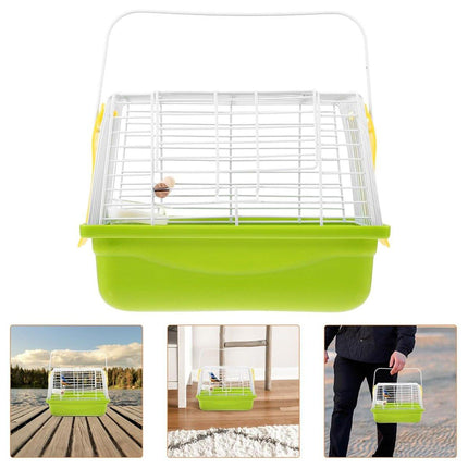 Portable Parrot Exterior Cage Small Bird Cage Outdoor Flight Cage for Pets