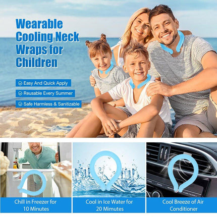 Cooling Ring Summer Supplies Cool Neck Collar Outdoor Sports Cool Ice Neckband