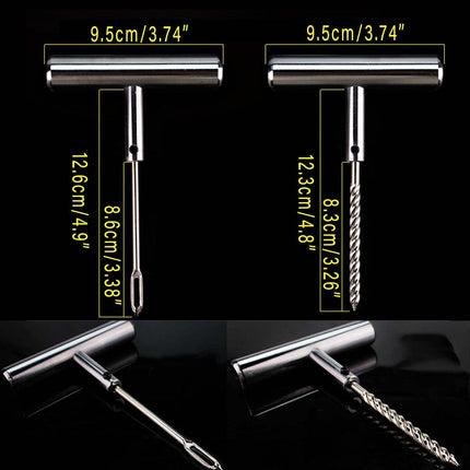 68PCS Tyre Puncture Repair Recovery Kit Heavy Duty 4WD Offroad Plugs Tubeless