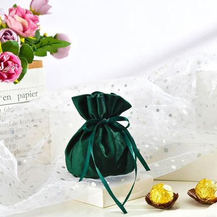 6PCS Velvet Cloth Drawstring Bags Gift Bag Jewelry Ring Pouch Earring Favor - Aimall