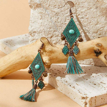 Vintage Tassel Earrings for Women Long Ethnic Style Dangle Fashion Jewellery
