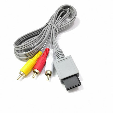 Audio Video RCA Cable High Quality Lead for Nintendo Wii Wii U & Mini Console - Aimall