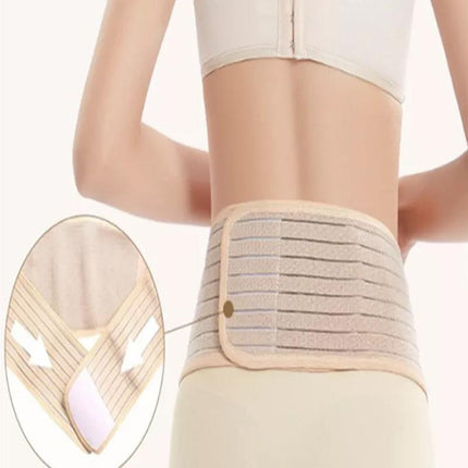 Pregnancy Belly Band Breathable Maternity Belt Back Pelvic Support Beige - Aimall