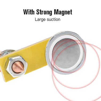 2pcs Magnetic Welding Ground Clamps Heavy Duty Metal Holder Magnet Support Tool